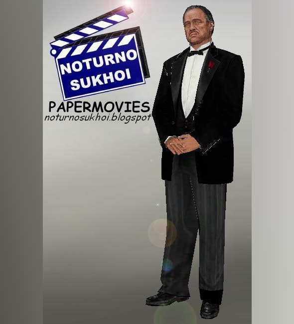 Бумажная модель Дон Вито Корлеоне (Крестный отец)