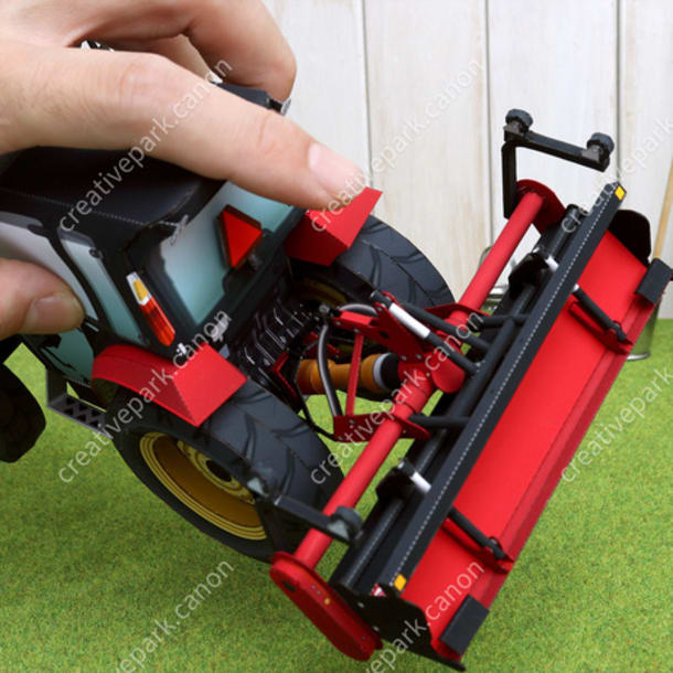 Бумажная модель Трактор Yanmar YT357