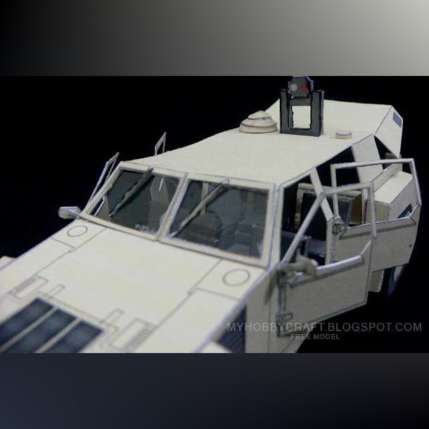 Бумажная модель Автомобиль разведки Shadow RST-V