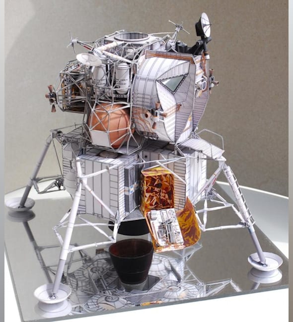 Бумажная модель Лунный модуль LM-7 Аквариус (Аполлон-13)
