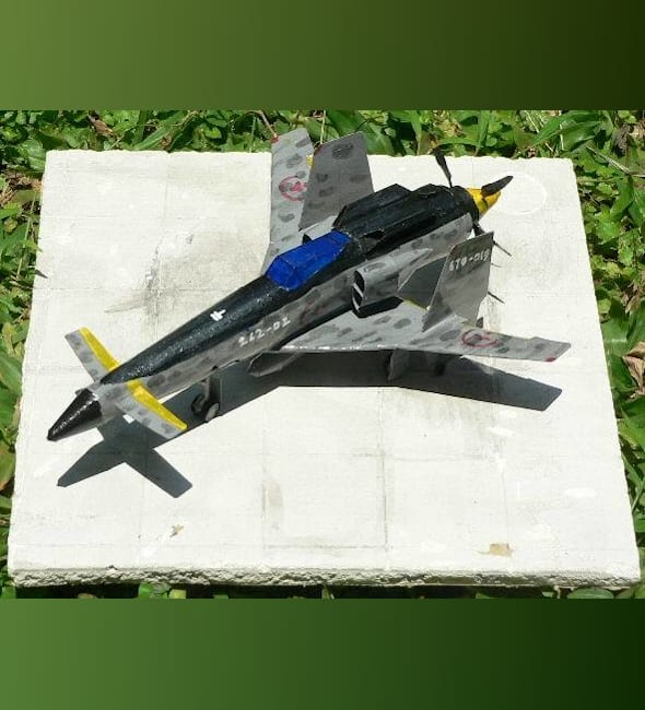 Бумажная модель Самолет Sanka Mark B (Небесные скитальцы)