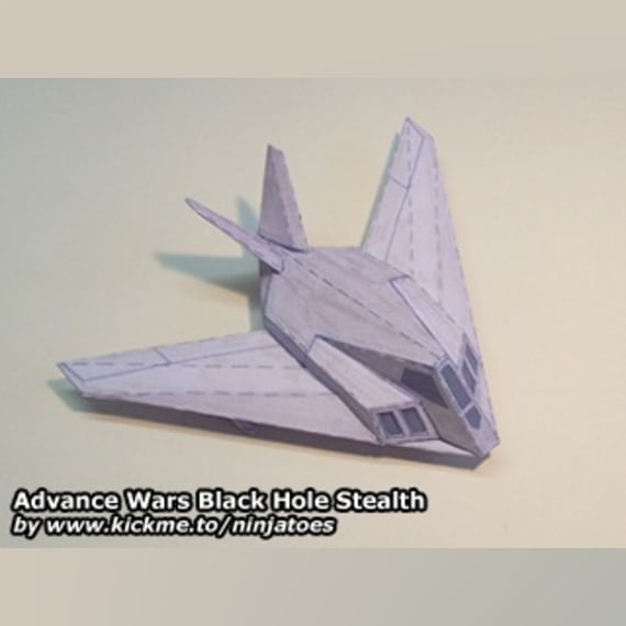 Стелс-истребитель Black Hole Stealth Fighter (Advance Wars)