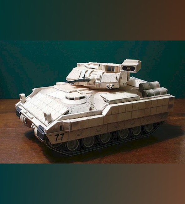 Бумажная модель Боевая машина пехоты M2 Брэдли