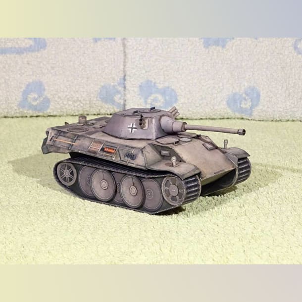 Журнал Макет танка - 002 - Танк VK 1602 Leopard