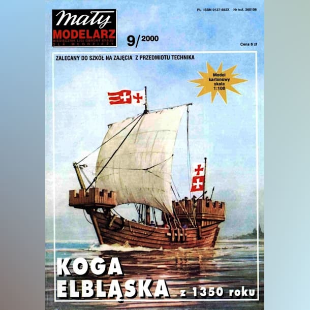 Журнал Maly Modelarz - 9/2000 - Эльблонгский когг (1350)