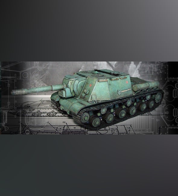 Бумажная модель Танк ИСУ-152