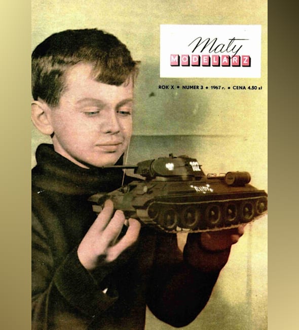 Журнал Maly Modelarz - 3/1967 - Танк Т-34-76 Рыжий