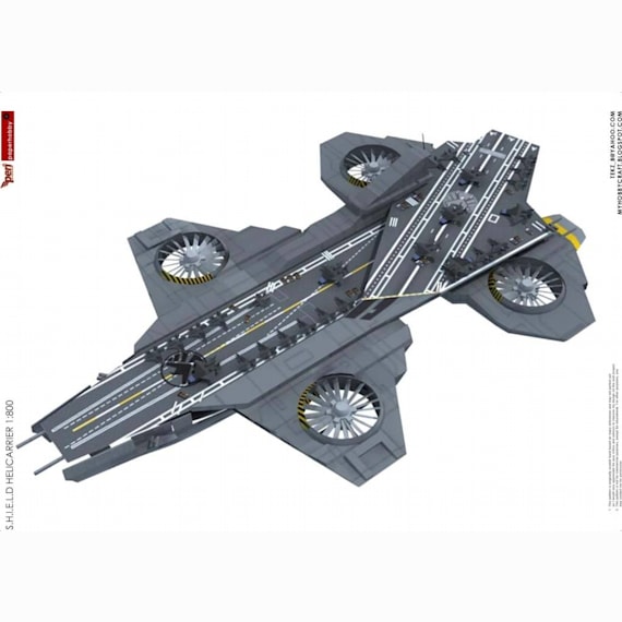 Летающий авианосец Helicarrier (Мстители)