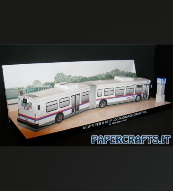 Бумажная модель Автобус New Flyer D60 LF