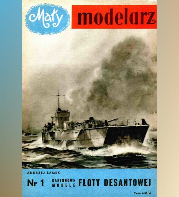 Журнал Maly Modelarz - 01/1957 - Десантный флот
