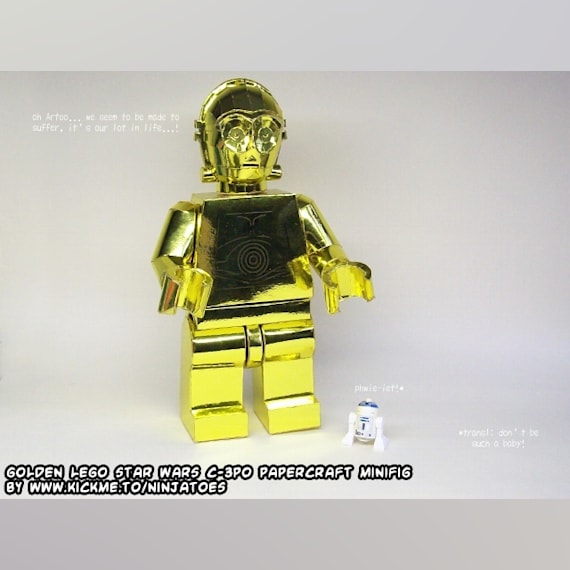 Робот C-3PO Gold (ЛЕГО)
