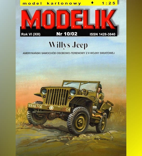 Журнал Modelik - 10/2002 - Автомобиль Willys MB