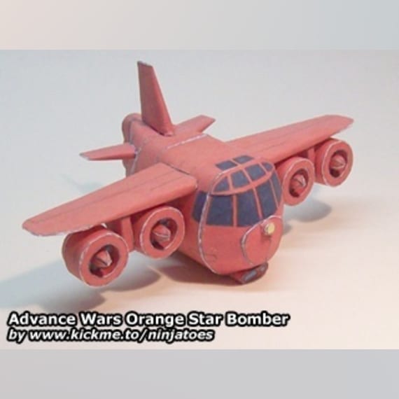 Бомбардировщик Orange Star Bomber (Advance Wars)