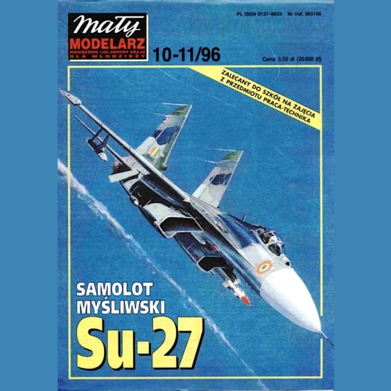 Maly Modelarz - 10-11/1996 - Истребитель Су-27