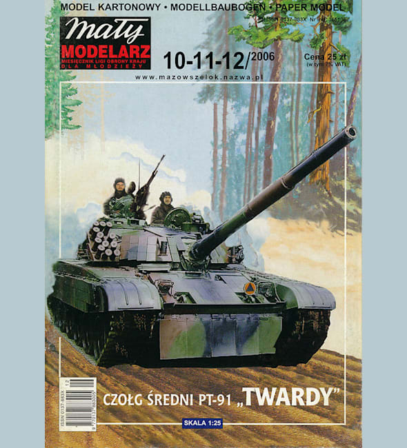 Журнал Maly Modelarz - 10-11-12/2006 - Танк PT-91 Twardy