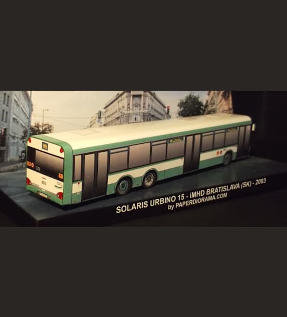 Бумажная модель Автобус Solaris Urbino 15