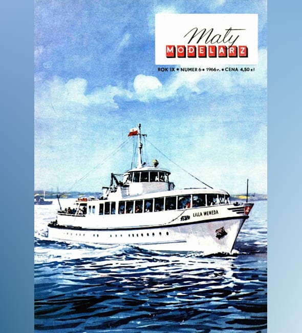 Журнал Maly Modelarz - 6/1966 - Пассажирское судно Lilla Weneda