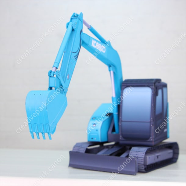 Бумажная модель Экскаватор Kobelco SK75SR-7
