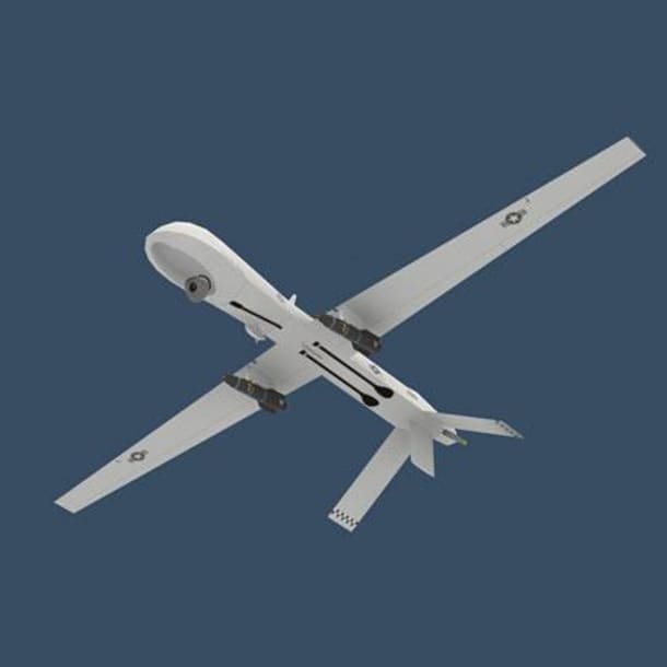 Бумажная модель Беспилотный самолет MQ-1 Predator