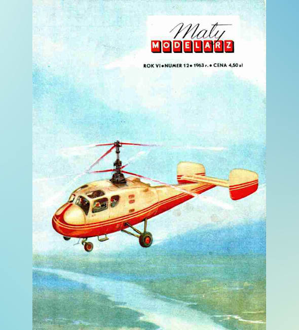 Журнал Maly Modelarz - 12/1963 - Вертолет Ка-18
