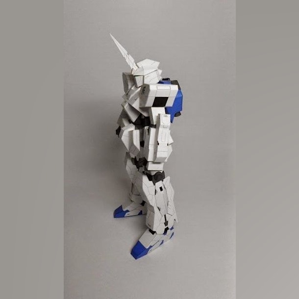 Бумажная модель Робот RX-0 Unicorn Gundam (Gundam), масштаб 1:96