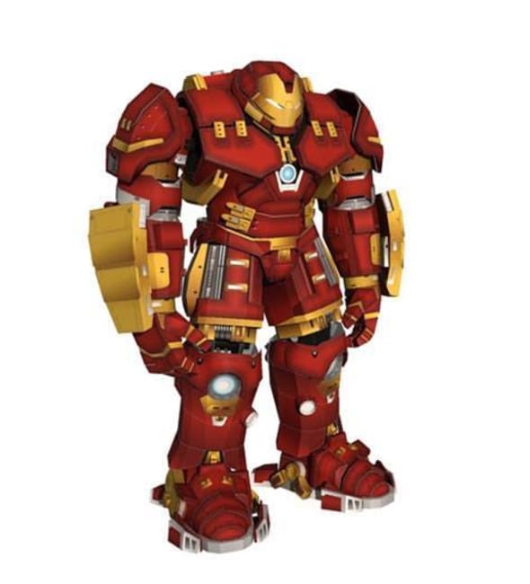 Бумажная модель Броня Mark 44 Халкбастер (Мстители: Эра Альтрона)