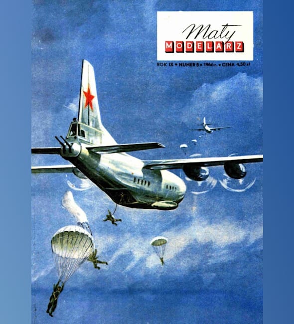 Журнал Maly Modelarz - 5/1966 - Военно-транспортный самолет Ан-12