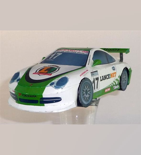 Бумажная модель Автомобиль Porsche 996