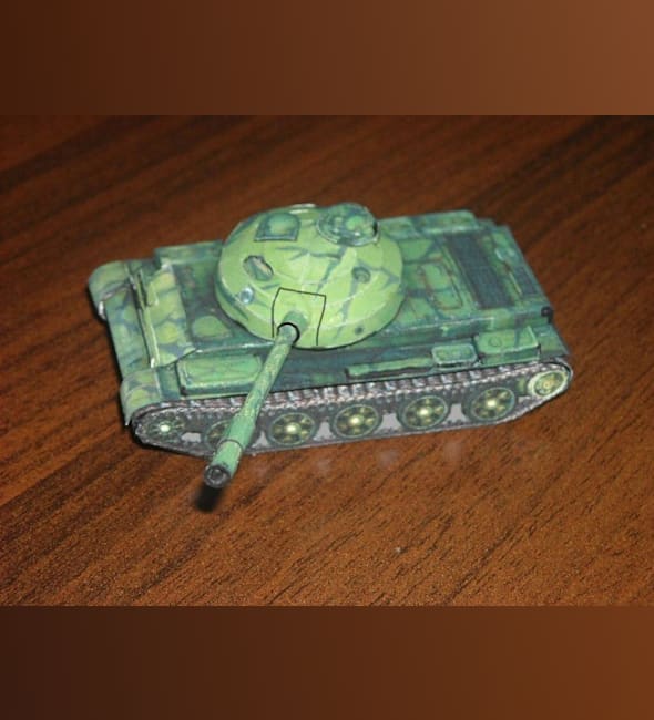 Бумажная модель Танк Т-62А
