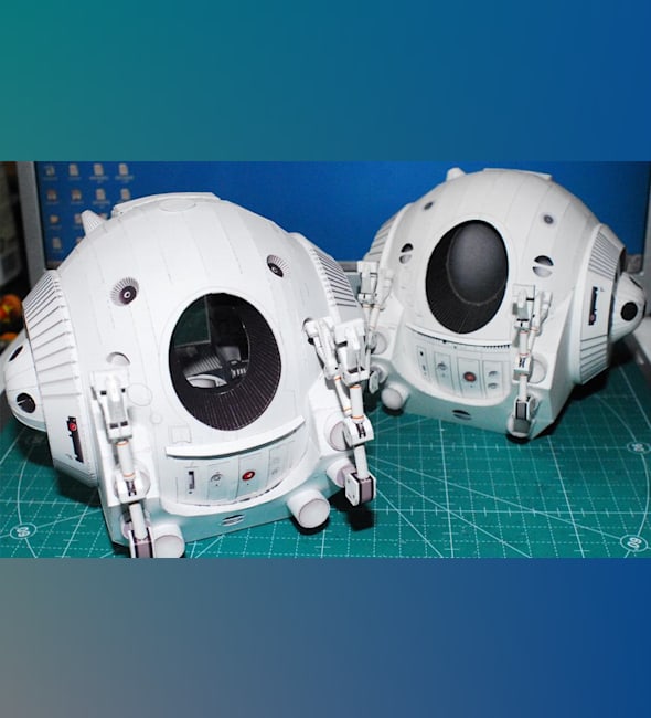 Бумажная модель Космическая капсула Space Pod (Космическая одиссея 2001 года)