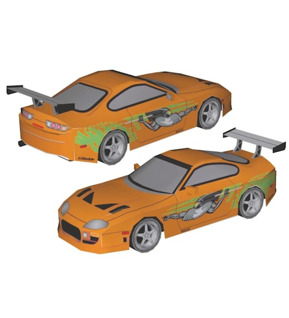 Бумажная модель Автомобиль Toyota Supra 1994 (Форсаж)