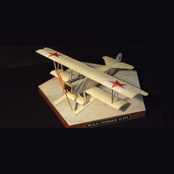 Бумажная модель Самолет Fokker Fokker D.VII