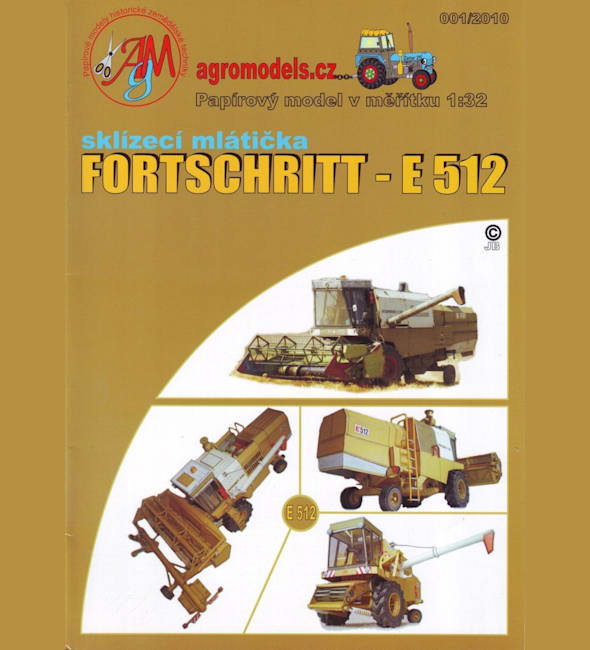 Журнал Agromodels - 01 - Зерноуборочный комбайн Fortschritt E 512