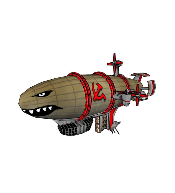 Бумажная модель Дирижабль Киров (Command & Conquer)