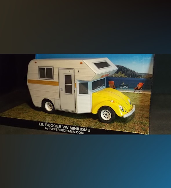Бумажная модель Автомобиль Volkswagen Minihome