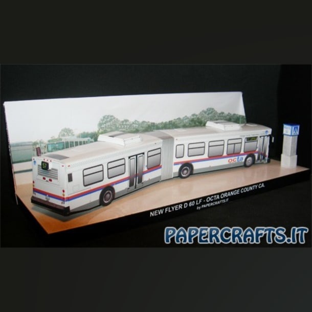 Бумажная модель Автобус New Flyer D60 LF