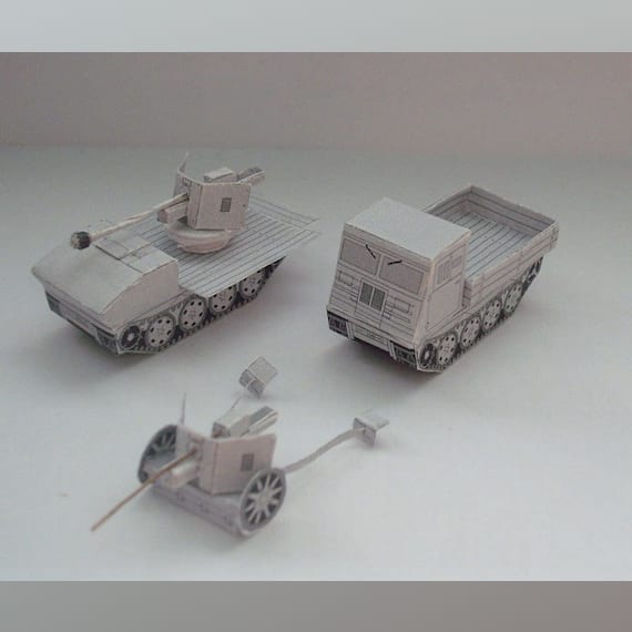 Тягач RSO и противотанковое орудие Pak 40