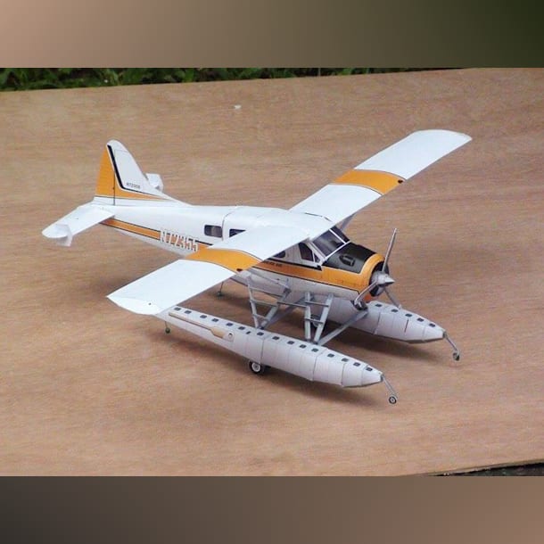Бумажная модель Самолет DHC-2 Beaver