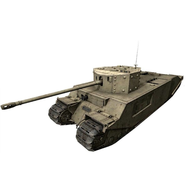 Бумажная модель Танк TOG II