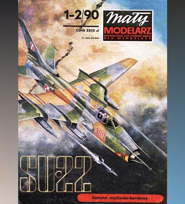 Журнал Maly Modelarz - 1-2/1990 - Истребитель-бомбардировщик Су-22