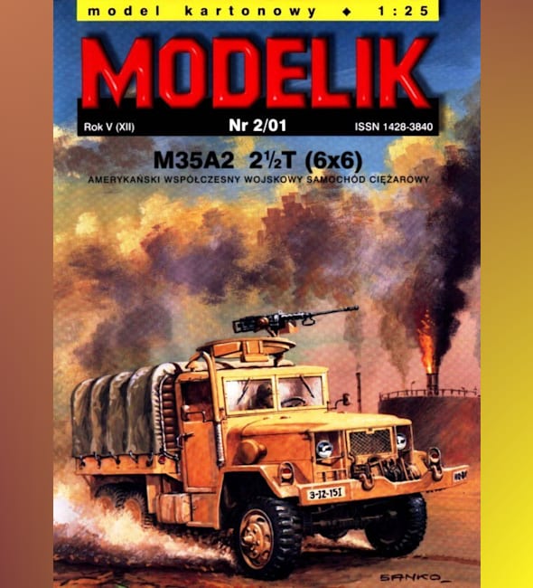 Журнал Modelik - 2/2001 - Военный грузовик GMC М35