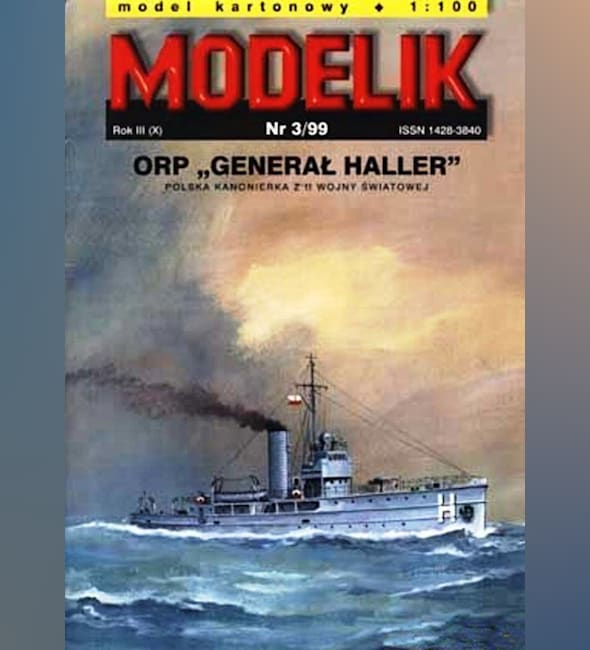 Журнал Modelik - 3/1999 - Сторожевой корабль ORP General Haller