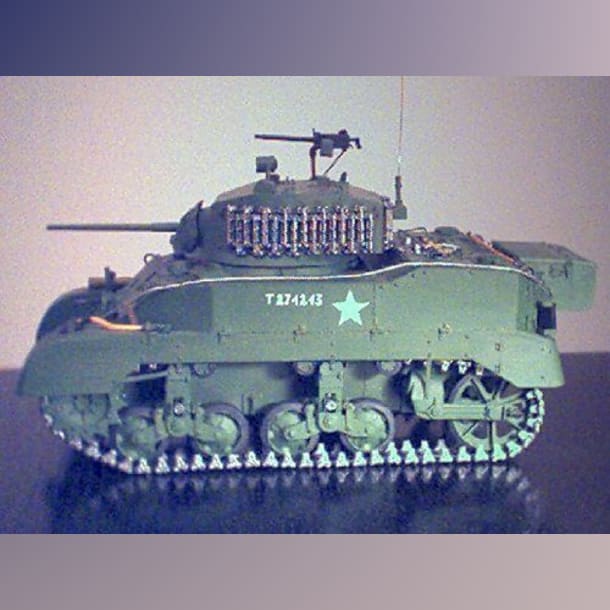 Бумажная модель Танк Стюарт M5A1
