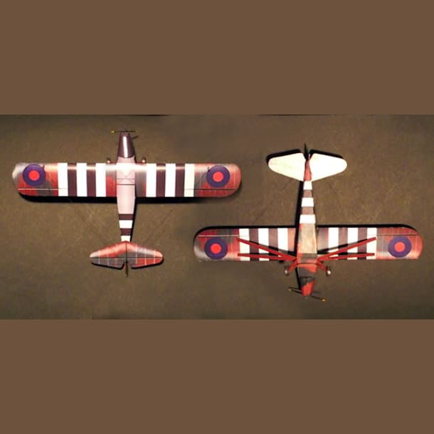 Бумажная модель Самолет Taylorcraft Auster AOP Mk.III