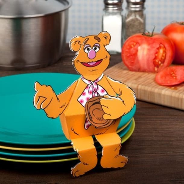 Бумажная модель Медведь Фоззи (Маппет Шоу)