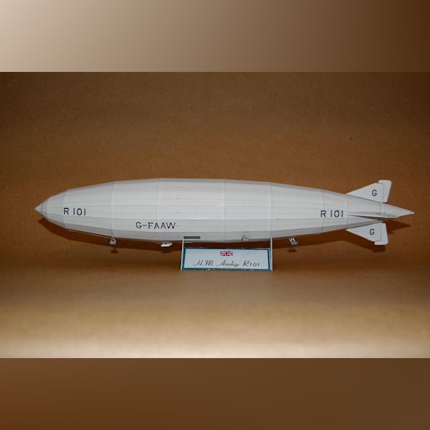 Бумажная модель Дирижабль R101
