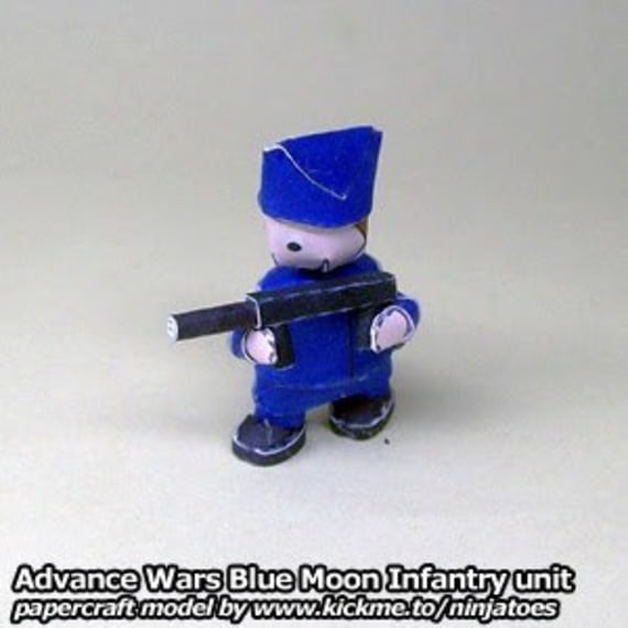 Пехотинец Blue Moon Infantry (Advance Wars)