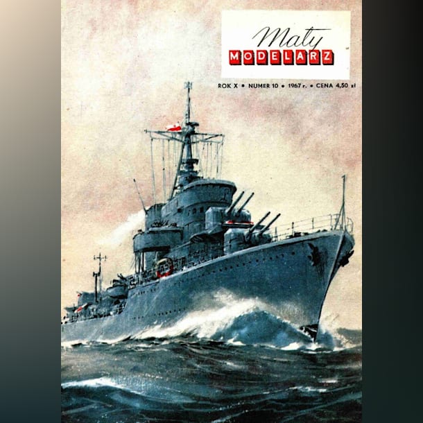 Журнал Maly Modelarz - 10/1967 - Эсминец ORP Blyskawica