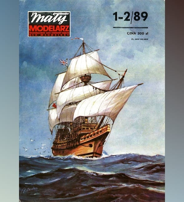 Журнал Maly Modelarz - 1-2/1989 - Торговое судно Mayflower