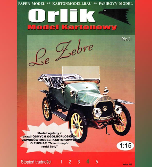 Журнал Orlik - 001 - Автомобиль Le Zebre